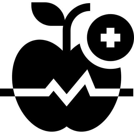 a white and black logo